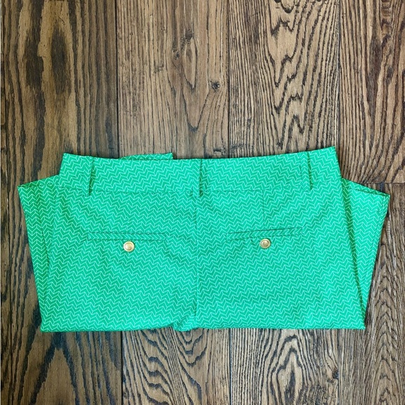 Fairway Fox green/white Made in USA golf shorts Bermuda - Picture 3 of 7